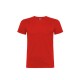 ROJO Camiseta Manga Corta 100% Algodón