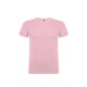 ROSA CLARO Camiseta Manga Corta 100% Algodón