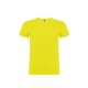 AMARILLO Camiseta Manga Corta 100% Algodón