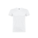Camiseta punto liso. Blanco. 100% Alg 155g/m2 Colores
