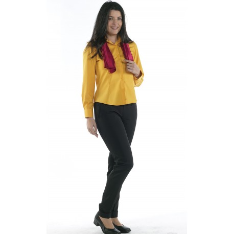 Pantalón Elástico Pitillo. Sarga bielástica. 96% Pol - 4% Elastano