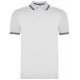 Polo 100% alg. Blanco/marino