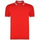 Polo 100% alg. Rojo/Blanco