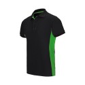 Polo Bicolor Tejido Transpirable