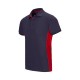 Polo Bicolor Tejido Transpirable