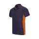 Polo Bicolor Tejido Transpirable