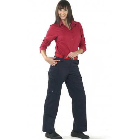 Pantalón Mujer Multibolsillos 65% Pol - 35% Alg, 245g/m2