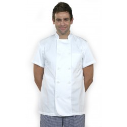 Chaqueta Unisex Cruzada Cuello Tirilla 65% Pol- 35% Alg