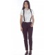 Pantalón Elástico Chino Mujer 97% Algodón - 3% Elastano. 260grs/m2