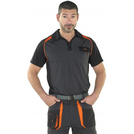 Polo Bicolor Transpirable