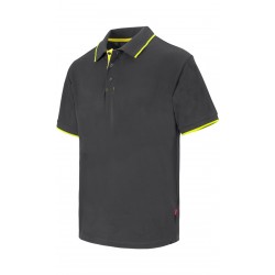 Polo Raya Bicolor Manga Corta