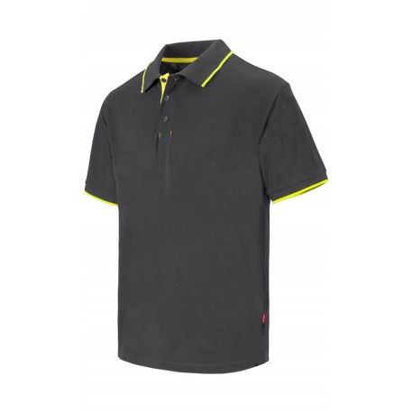 Polo Raya Bicolor Manga Corta