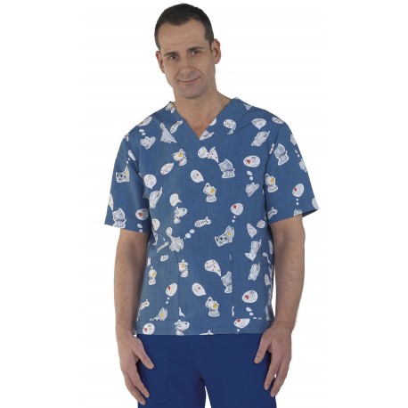 Casaca Unisex Estampada 100% Microfibra