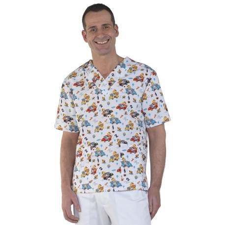 Casaca Unisex Estampada 100% Microfibra