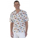 Casaca Unisex Estampada 100% Microfibra