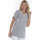 Casaca Mujer Cuello Pico Cruzado 100% Microfibra