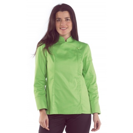Chaqueta Entallada con cremallera Sarga. 65% Pol - 35% Alg 190grs/m2