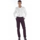 Pantalón Elástico sin pinzas Hombre 95% Algodón - 5% Elastano. 260grs/m2