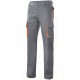 Pantalón pinzas multibolsillo bicolor de sarga. 65% Poliéster - 35% Algodón. 200grs/m2