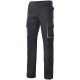 Pantalón pinzas multibolsillo bicolor de sarga. 65% Poliéster - 35% Algodón. 200grs/m2