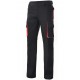 Pantalón pinzas multibolsillo bicolor de sarga. 65% Poliéster - 35% Algodón. 200grs/m2