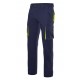 Pantalón Elástico Corte Slim Fit Bicolor multibolsillos 46% Alg - 16% Pol - 38% Fibra EME T-400. 240grs/m2