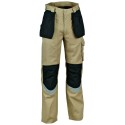 Pantalón Antimanchas e impermeable, 65% poliéster, 35% algodón canvas 320g/m2,  con tratamiento X-BARRIER