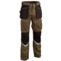 Pantalón Antimanchas e impermeable, 65% poliéster, 35% algodón canvas 320g/m2,  con tratamiento X-BARRIER