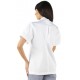 Chaqueta Unisex Cruzada Blanca 65% Pol - 35% Alg