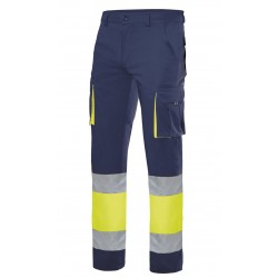 Pantalón Stretch Alta Visibilidad Bicolor