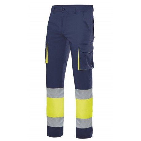 Pantalón Stretch Alta Visibilidad Bicolor