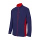 Chaqueta Polar Bicolor Microfibra 100% Pol 220 g/m2