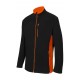 Chaqueta Polar Bicolor Microfibra 100% Pol 220 g/m2