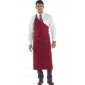 Delantal diseño moderno con peto 65% Pol - 35% Alg. 245grs/m2