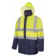 Parka 4 en 1 Bicolor Alta Visibilidad