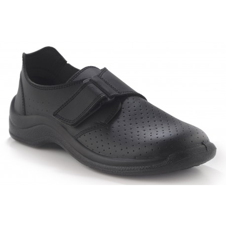 Zapato velcro perforado