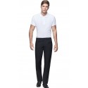 Pantalón con pinzas 100% Pol, 190 g/m².