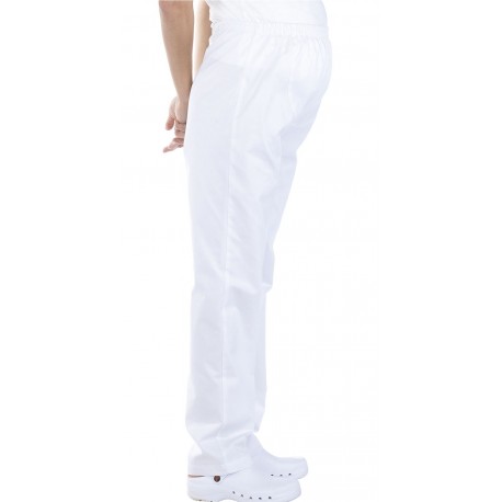 Pantalón Premamá. Blanco. 65% Poliéster - 35% Algodón