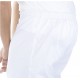 Pantalón Premamá. Blanco. 65% Poliéster - 35% Algodón