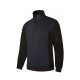 Sudadera Bicolor Media Cremallera