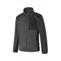 Chaqueta de Punto Afelpado con refuerzos en Soft Shell. Poliéster