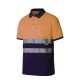 Polo Bicolor Algodón Alta Visibilidad