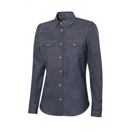 Blusa Denim Stretch