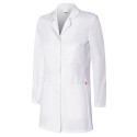 Bata Mujer Stretch semi-entallada con manga sastre. 62% Poliéster - 34% Algodón - 4% Elastano