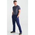 Pantalón Elástico cómodo y flexible Hombre Sarga  68% Pol - 33% Alg - 2% Spandex. Sarga de 250 g/m².