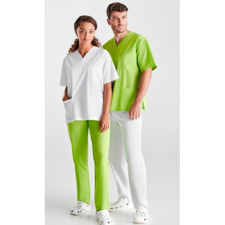Pantalón Unisex con Cremallera y Botón