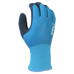 Pack Guantes de Poliéster doble recubrimiento de látex en palma y pulgar con forro interior