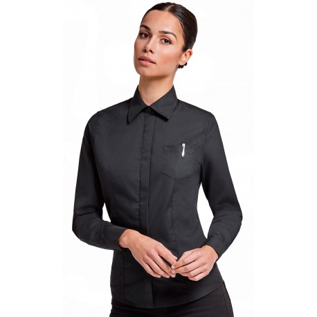 Blusa Entallada Manga Larga