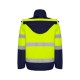 Parka Bicolor Alta Visibilidad Mangas Desmontables