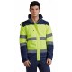 Parka Bicolor Alta Visibilidad Mangas Desmontables